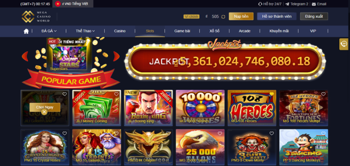 4. Nổ Hũ Mcw Casino - Sự kết hợp giữa may mắn và phần thưởng lớn